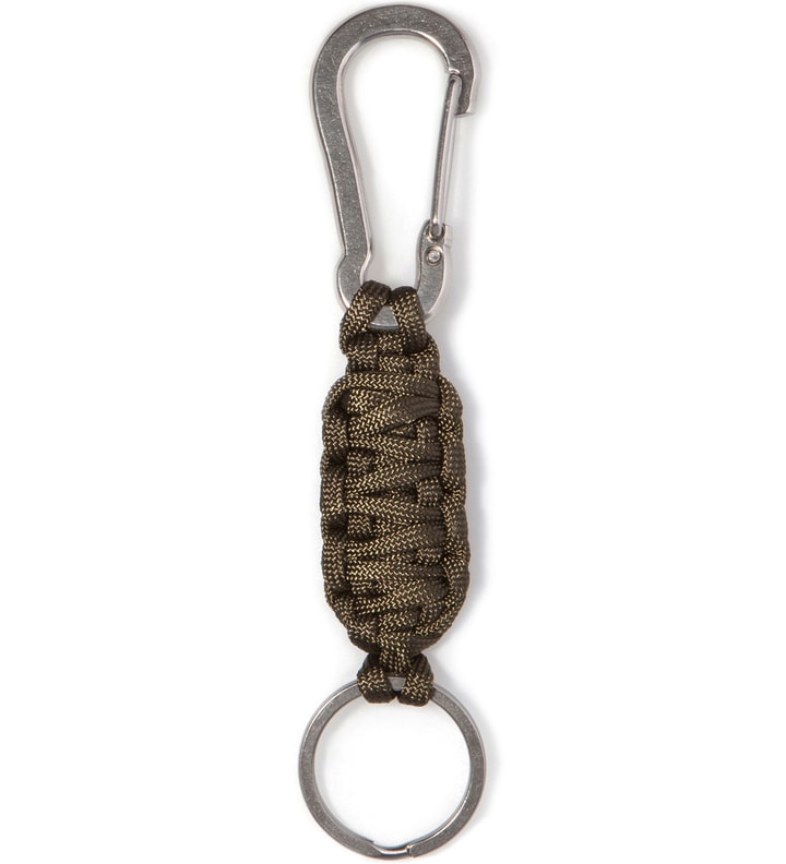 Olive/Stainless Steel Keychain Placeholder Image