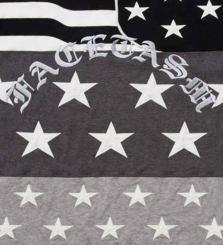 Charcoal x Monochrome Stars And Stripes Big T-Shirt Placeholder Image