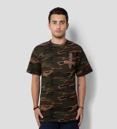 GI Jane SS Crewneck Tan Camo - No Numbers GI Jane SS Crewneck Tan Camo - No Numbers