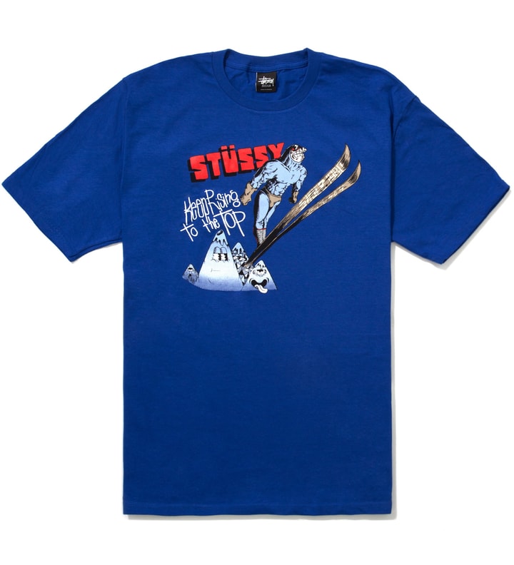 Pierre Bolide x Stussy Royal Blue Ski Jump T-Shirt  Placeholder Image