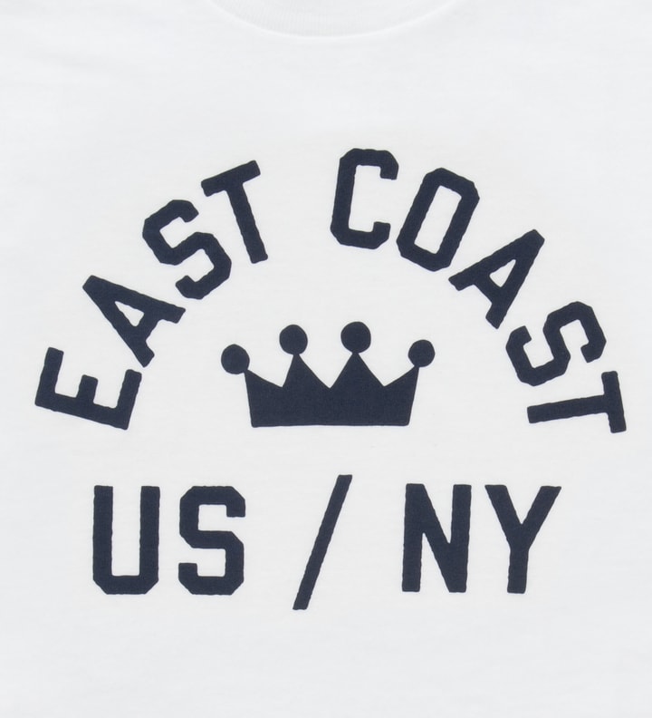 White & Blue East Coast T-Shirt  Placeholder Image