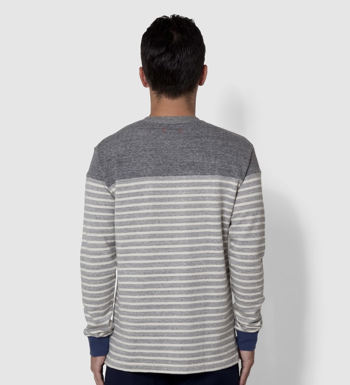 Grey Panel Border Sweater Placeholder Image