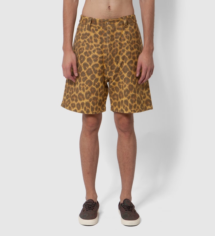 Yellow Leopard Blanket Shorts Placeholder Image