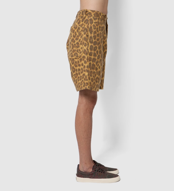 Yellow Leopard Blanket Shorts Placeholder Image
