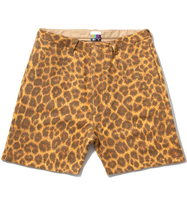 Yellow Leopard Blanket Shorts Placeholder Image