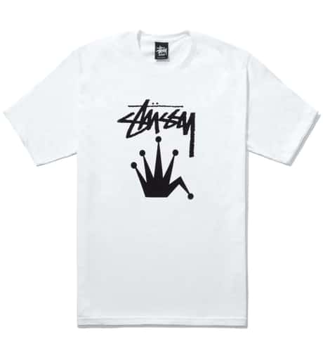 Stüssy - White Stock Crown T-Shirt | HBX