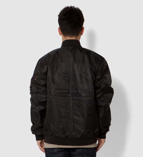 Stüssy - Black MA1 Jacket | HBX - Globally Curated Fashion and 
