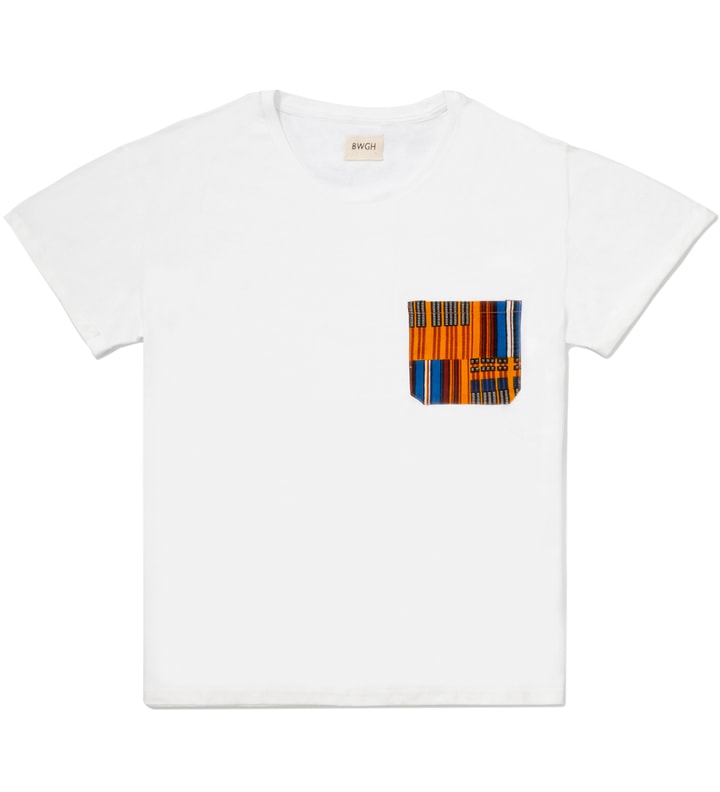 White Obamba Pocket T-Shirt Placeholder Image