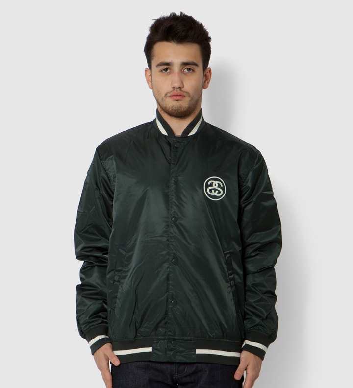 Green Varsity Coach Jacket Placeholder Image