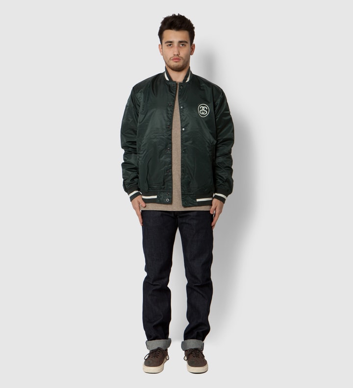 Green Varsity Coach Jacket Placeholder Image