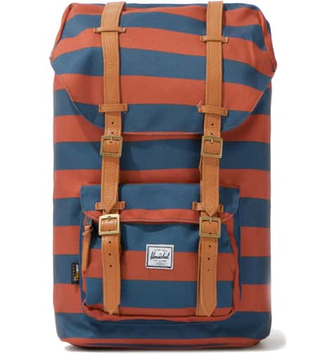 Herschel Supply Co. - Navy/Rust Little America Backpack | HBX display picture 1