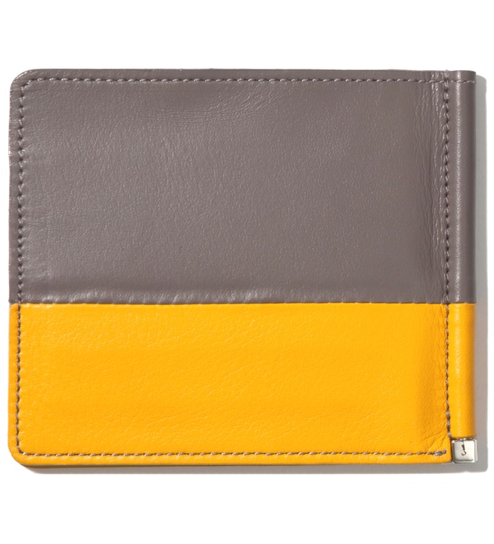 Gray/Yellow Card Case & Money Clip Placeholder Image