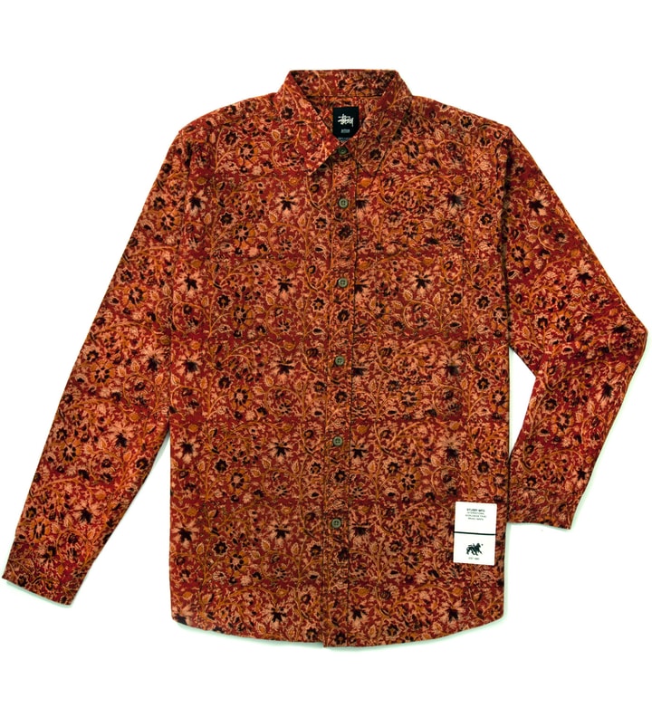 Orange Kala Print Shirt  Placeholder Image