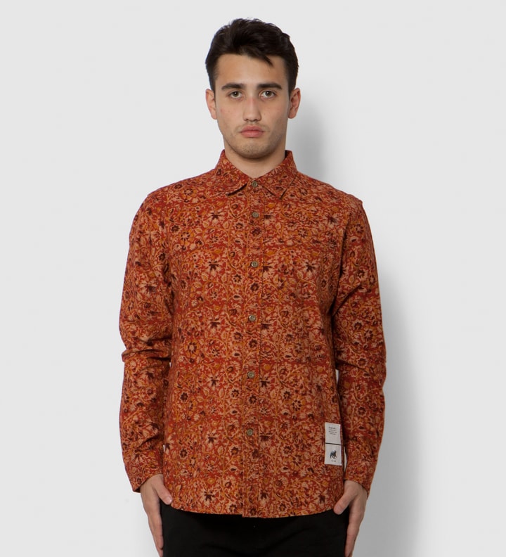 Orange Kala Print Shirt  Placeholder Image