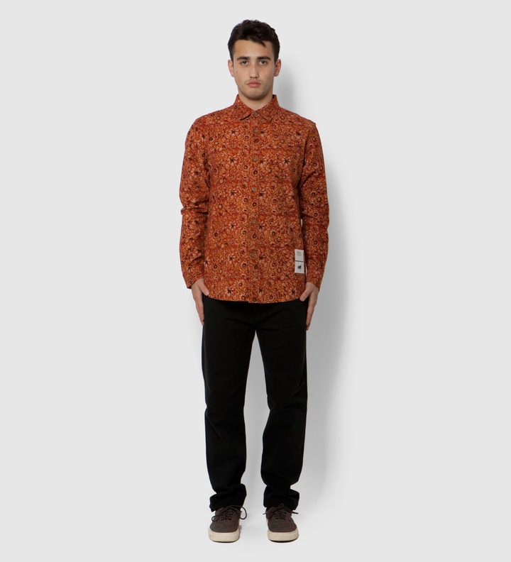 Orange Kala Print Shirt  Placeholder Image