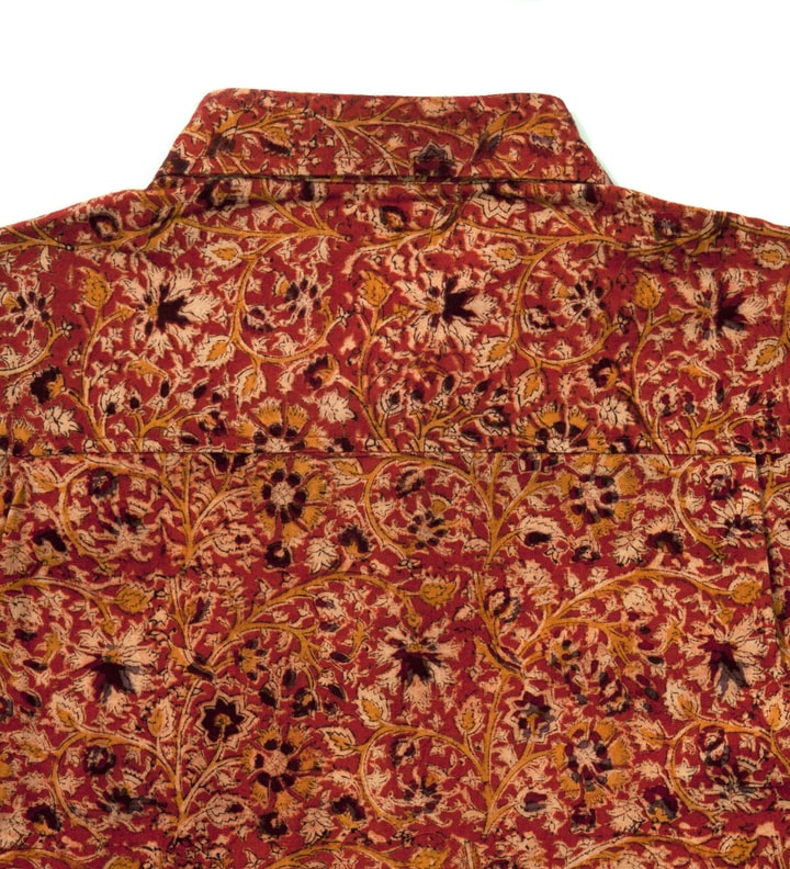 Orange Kala Print Shirt  Placeholder Image