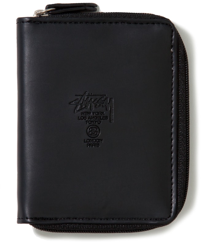 Black Super Solid Sideways Wallet Placeholder Image