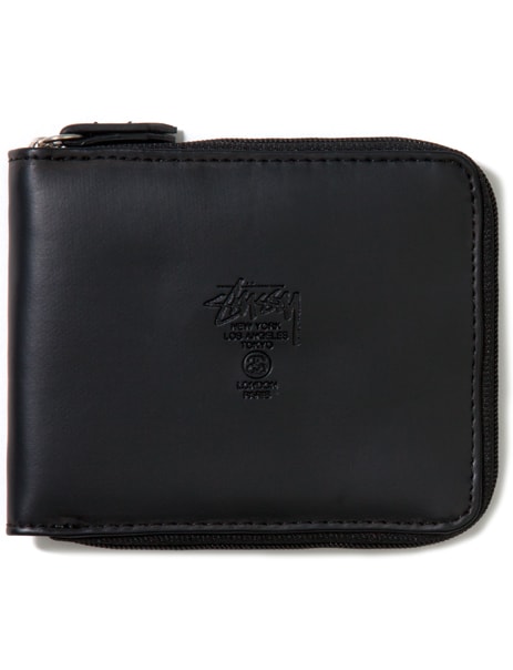 Black Super Solid Zip Wallet  Placeholder Image