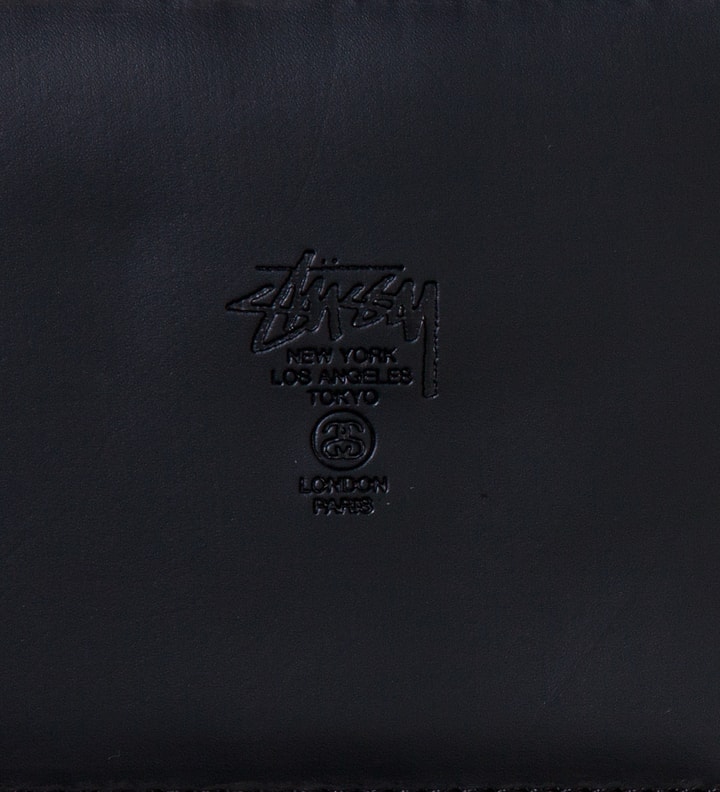 Black Super Solid Zip Wallet  Placeholder Image