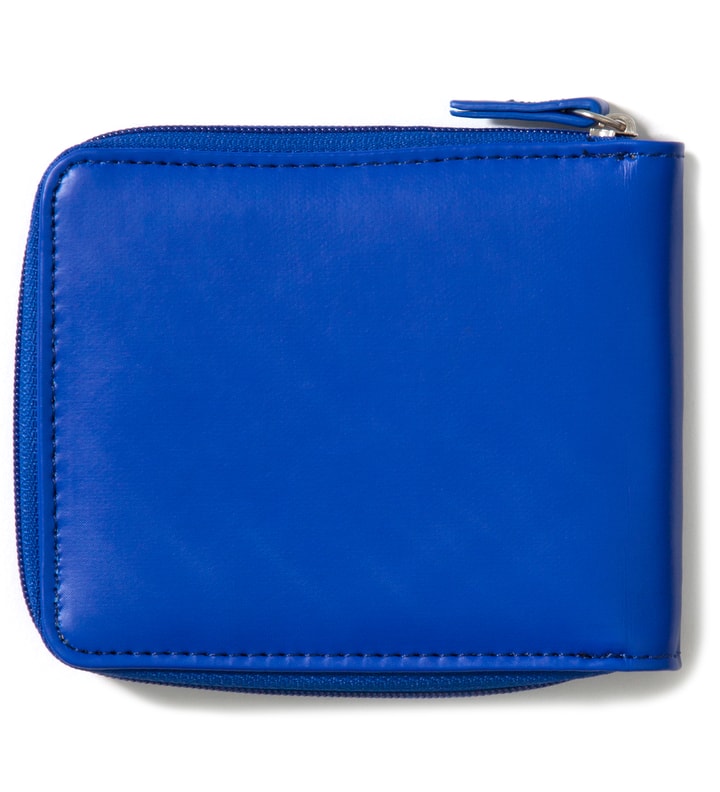 Blue Super Solid Zip Wallet Placeholder Image