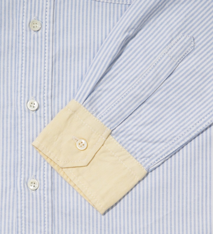 Saxe Stripe Oxford Shirt Placeholder Image