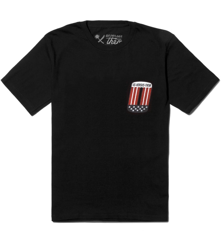 Black Patched T-Shirt Placeholder Image