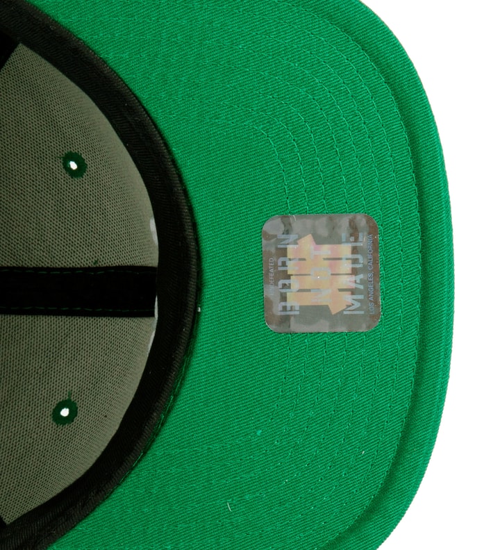 Green 5 Strike Snapback Ballcap  Placeholder Image