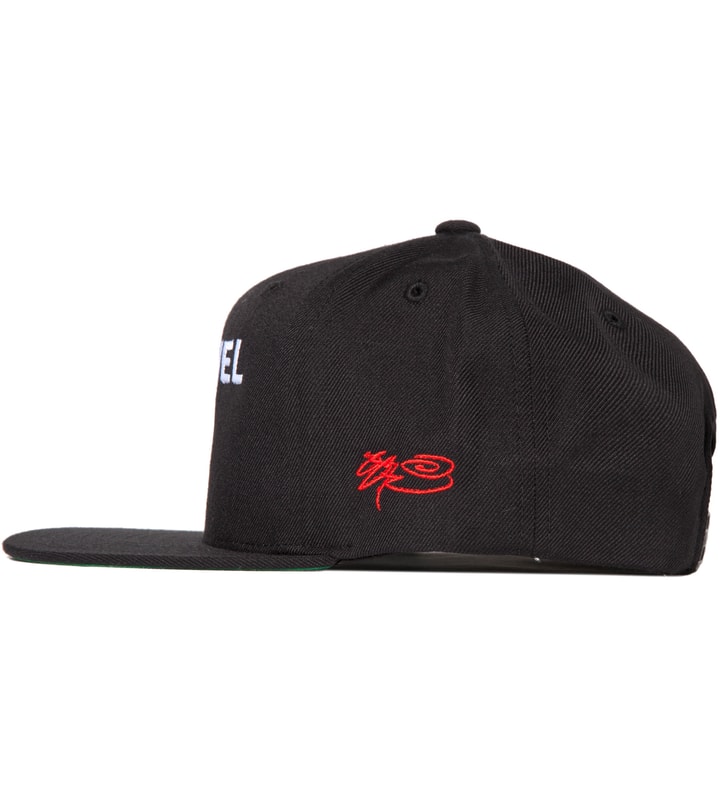 Black Channel Zero Snapback Hat Placeholder Image