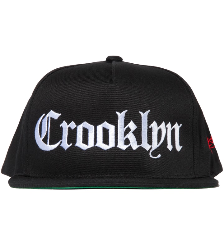 Black Crooklyn Snapback Hat  Placeholder Image