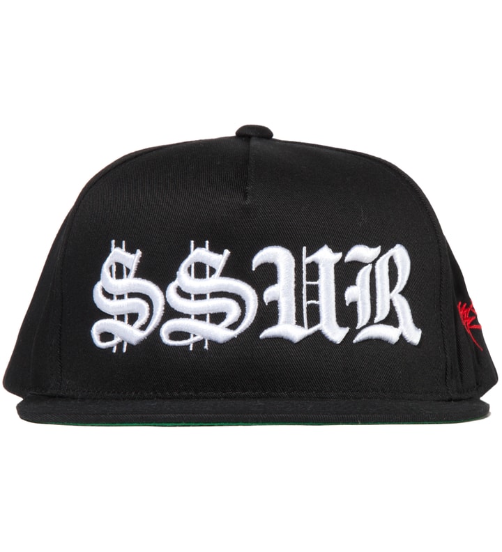 Black SSUR Old E Snapback Hat  Placeholder Image
