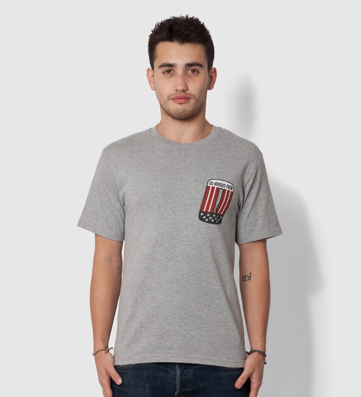 Heather Grey Patched T-Shirt Placeholder Image