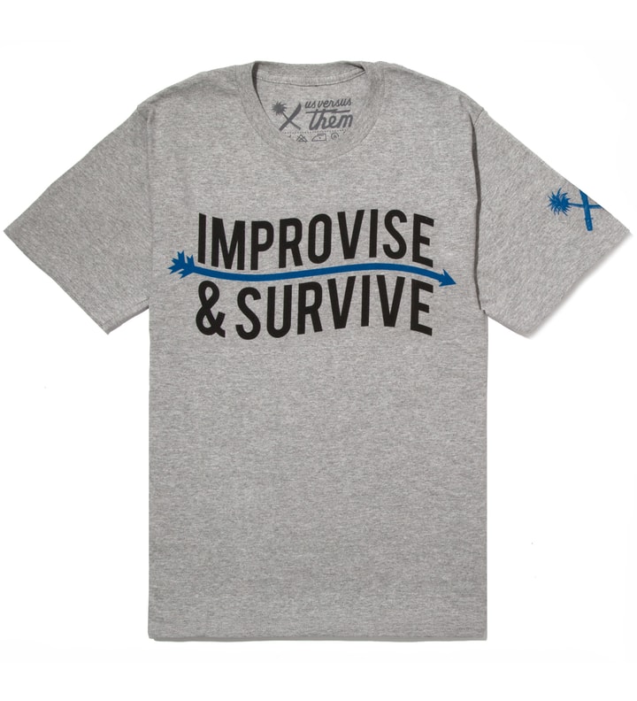 Heather Grey Improvise Arrow T-Shirt Placeholder Image