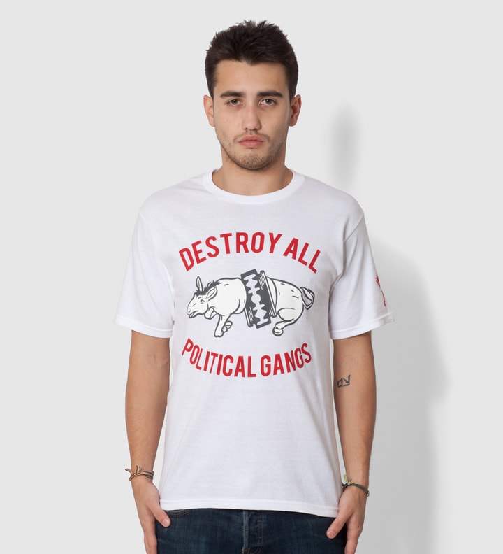 White Gangland Elephant T-Shirt Placeholder Image
