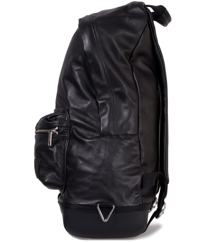 Eastpak KRISVANASSCHE Black Leather Backpack  Placeholder Image