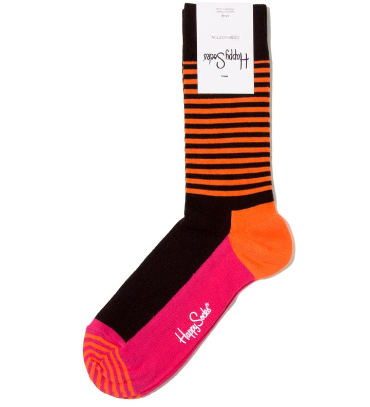 Orange/ Brown Stripe Half Sock Placeholder Image