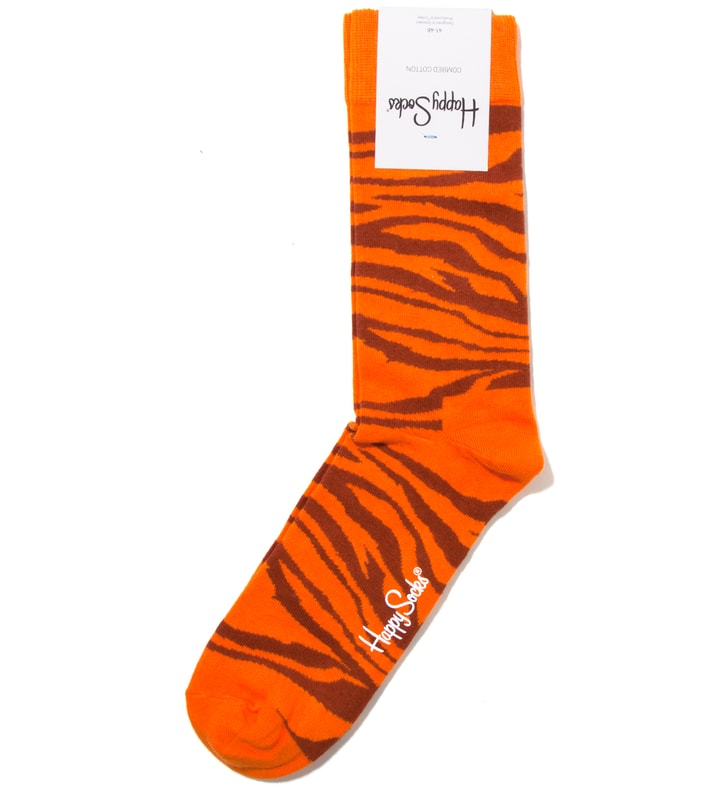 Animal Orange Zebra Sock Placeholder Image