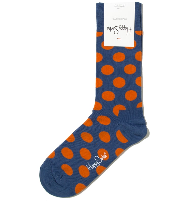 Blue/ Orange Big Dot Sock	 Placeholder Image