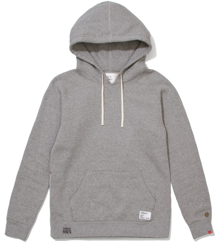 Stussy x The Heartbreakers Grey "Russell" Pullover Parka Hoodie Placeholder Image