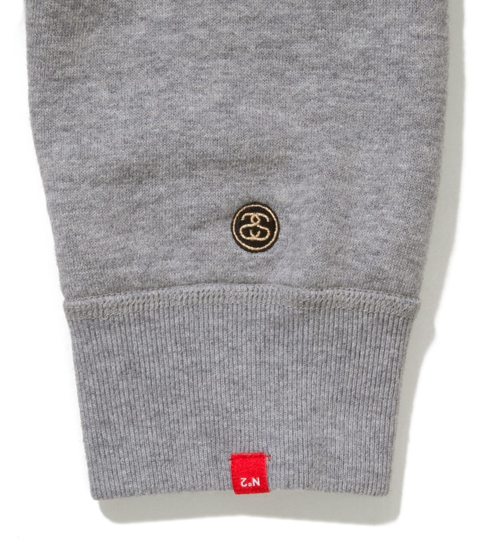 Stussy x The Heartbreakers Grey "Russell" Pullover Parka Hoodie Placeholder Image