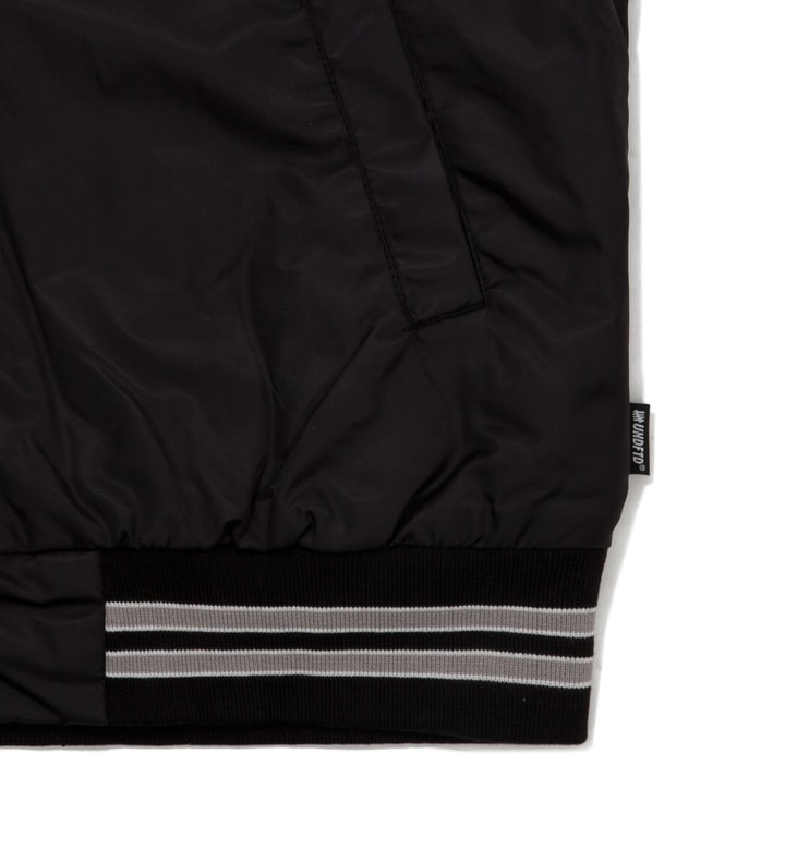 Black Satin Snap Up Jacket  Placeholder Image
