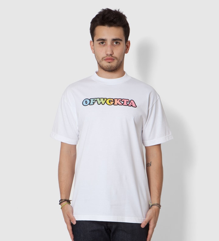 White Acronym Rainbow T-Shirt Placeholder Image