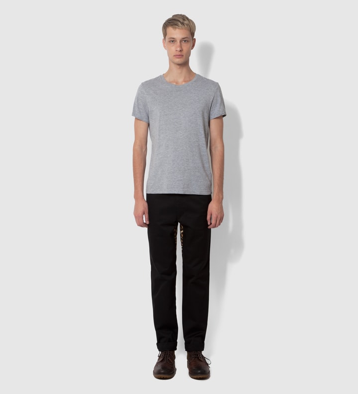 Black Chino Leopard Pants  Placeholder Image