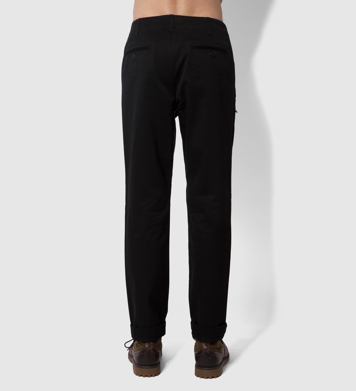 Black Chino Leopard Pants  Placeholder Image
