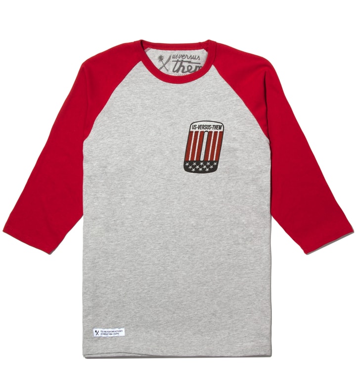 Red Patched Raglan Placeholder Image
