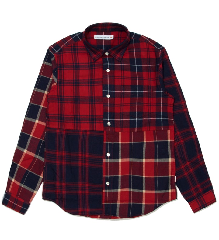 Red Check Patchwork Shirt Placeholder Image