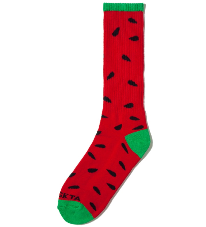 Red/Green Watermelon Sock  Placeholder Image