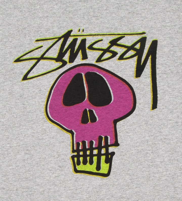 Grey Stock Old Skull (Pink) T-Shirt  Placeholder Image