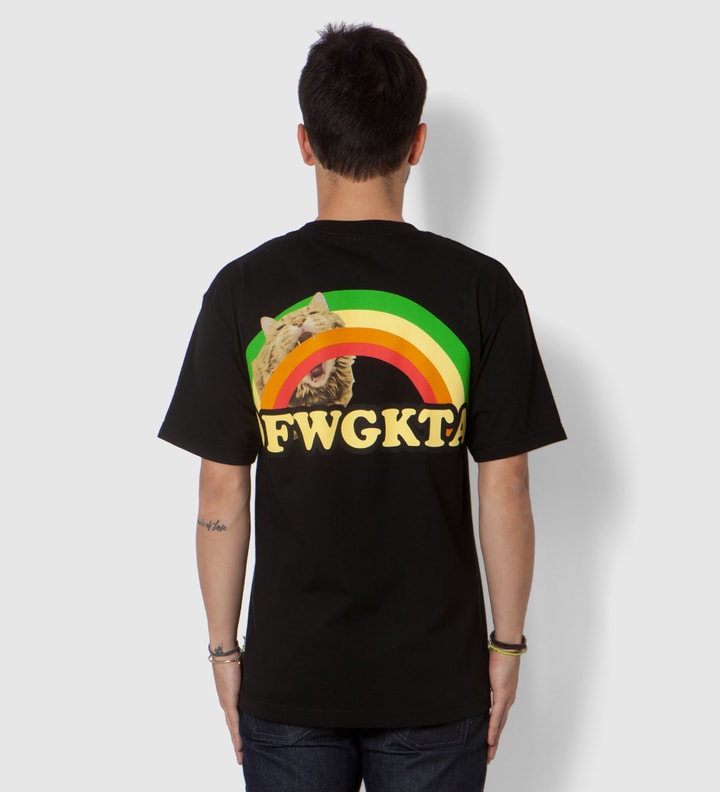 Black Rainbow Cat T-Shirt Placeholder Image