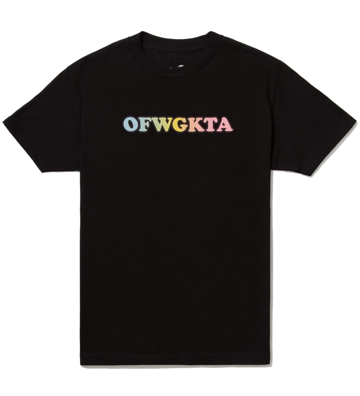 Black OFWGKTA Rainbow Logo T-Shirt Placeholder Image