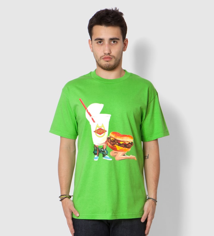 Lime Green Milkshake Head Summer 2012 T-Shirt Placeholder Image
